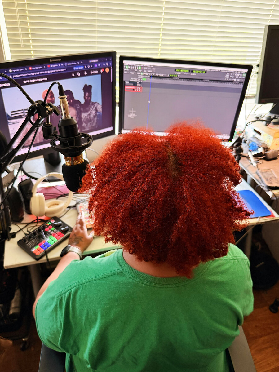 Studio workspace photo